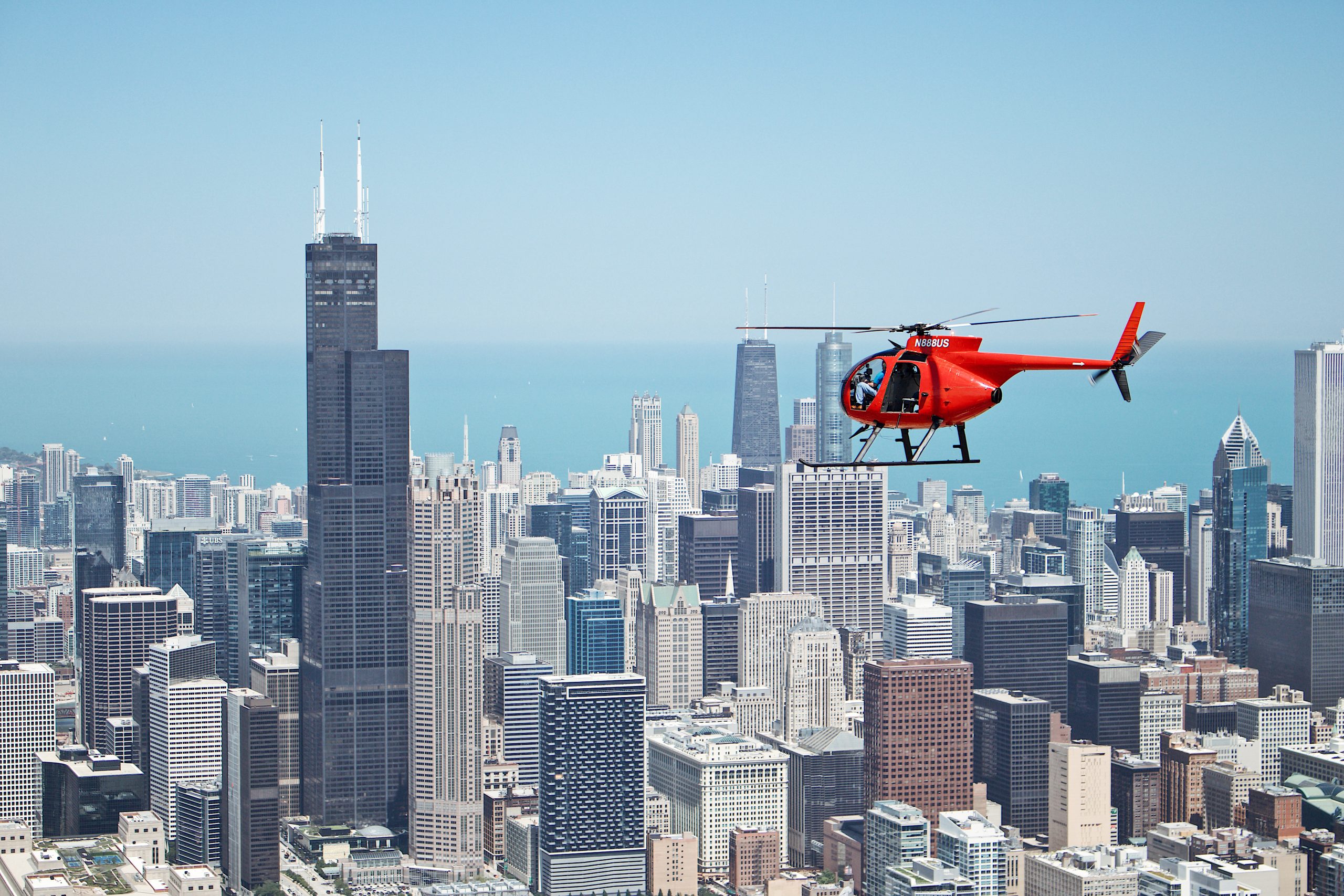 night helicopter tour chicago